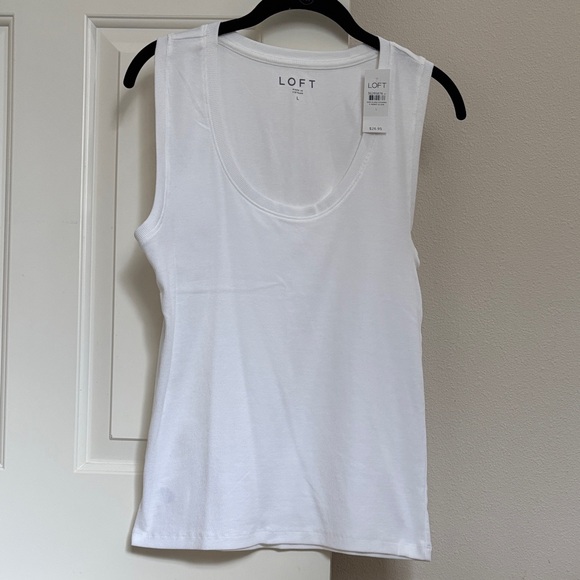 LOFT Tops - NWT LOFT Classic White Tank Top